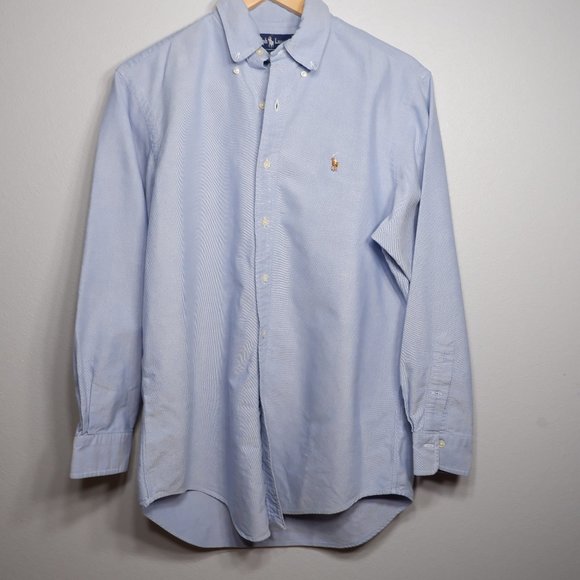 ralph lauren blue dress shirt - Picture 3 of 8